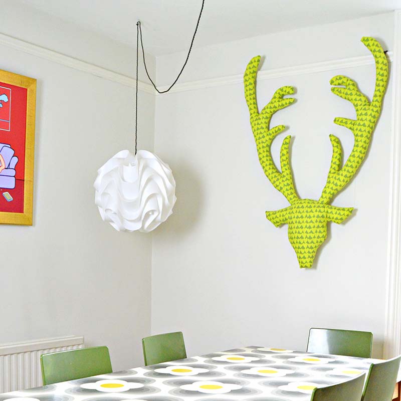 Fabric Stags Head