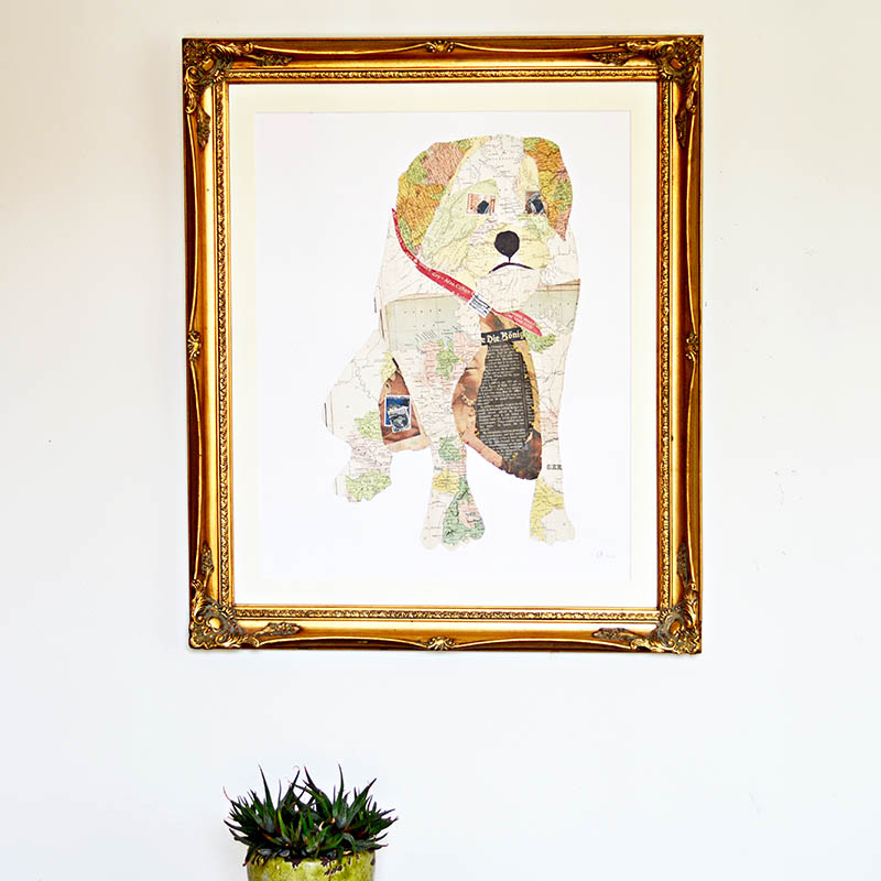 Make some gorgeous unique map art by immortalizing your pet in a map portrait. Step by step tutorial.