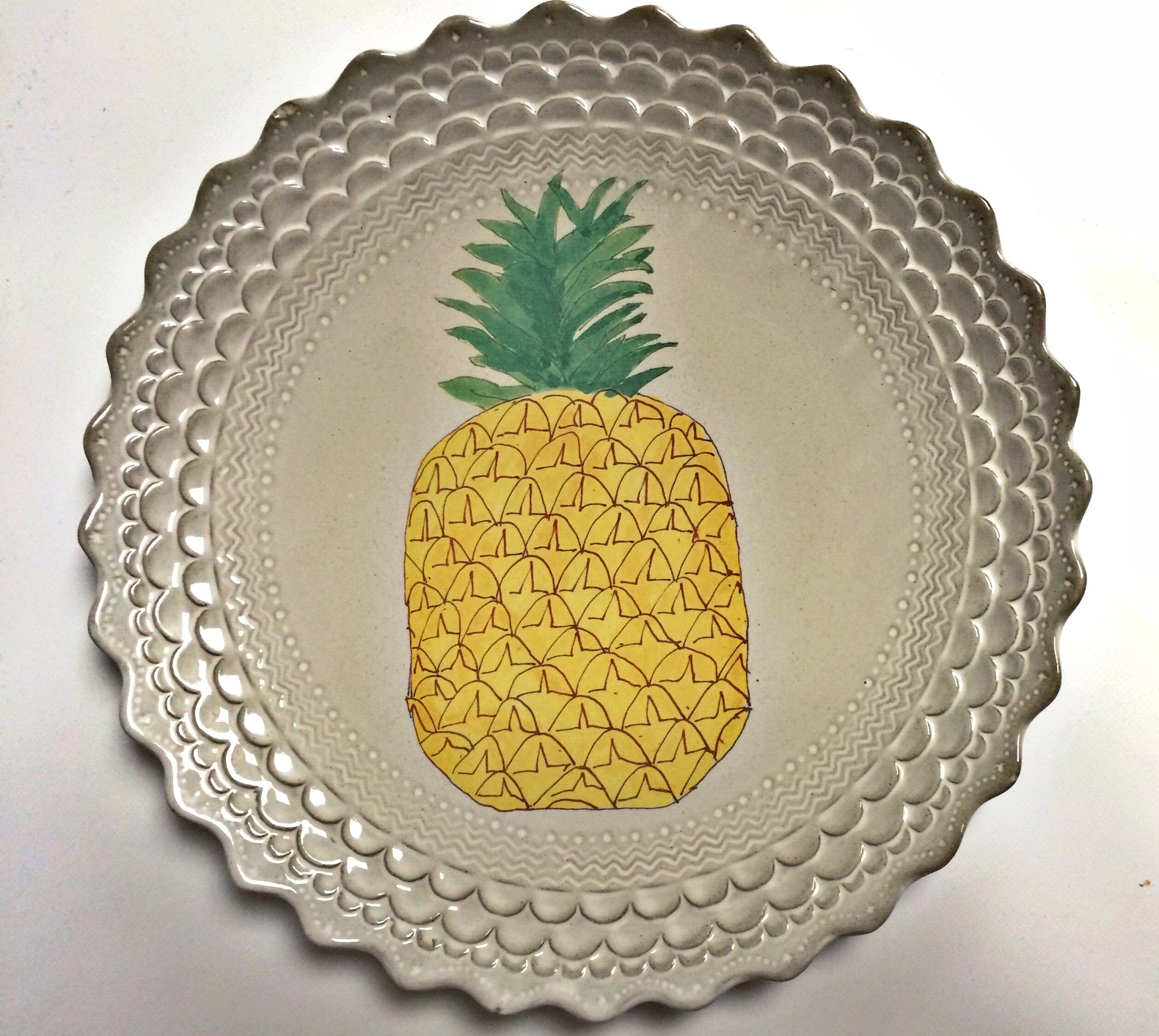 Pineapple plate