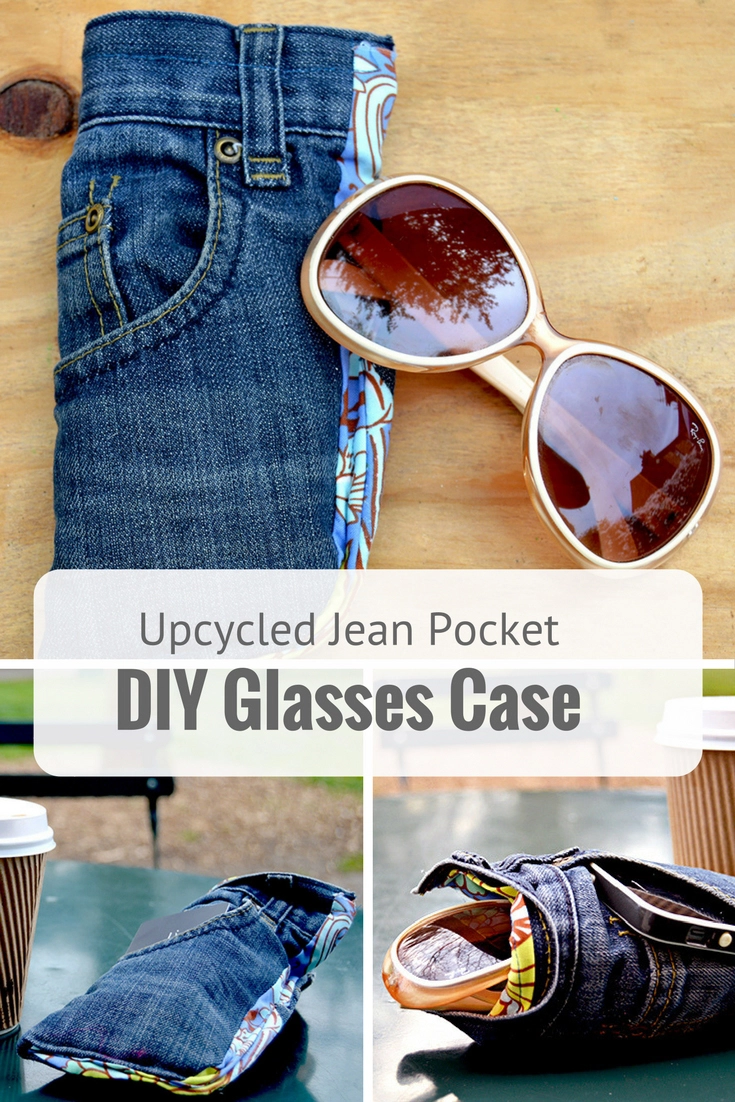 How To Make A Denim DIY Sunglasses Case - Pillar Box Blue