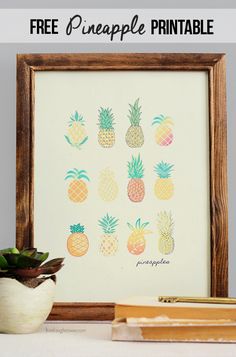 free pineapple crafts