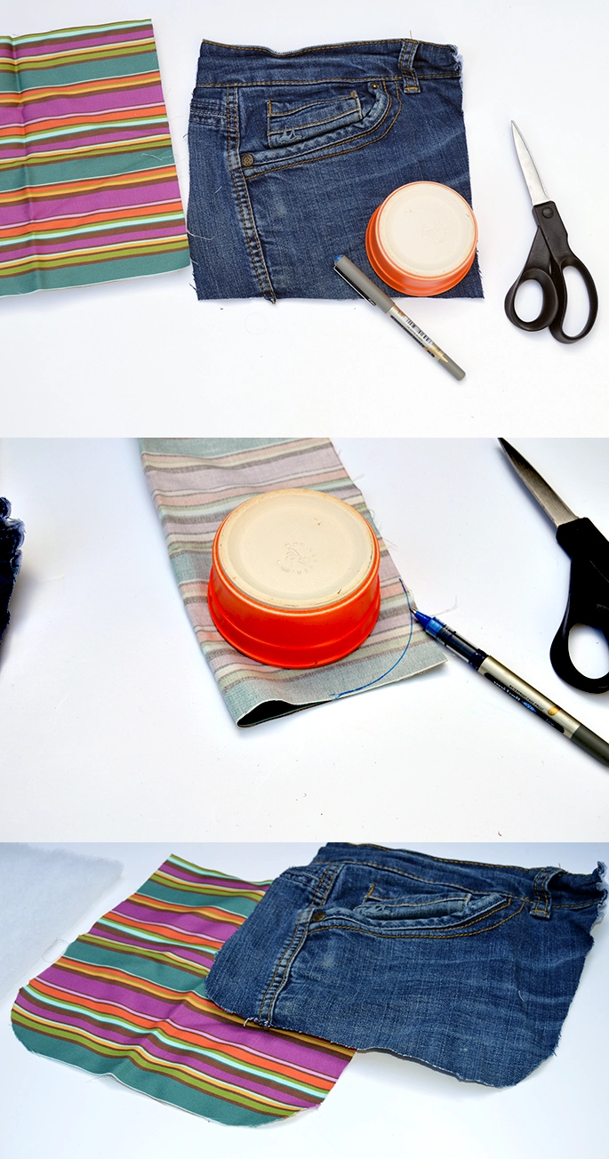 How To Make A Denim DIY Sunglasses Case - Pillar Box Blue