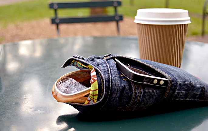 jeans pocket glasses case