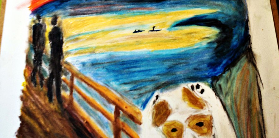 The “WOOF” instead of “The Scream”