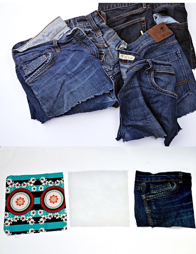 How To Make A Denim DIY Sunglasses Case - Pillar Box Blue