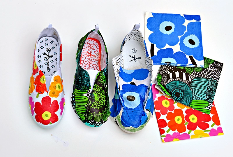 DIY Marimekko Shoes