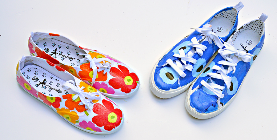 DIY Crafts: Painted Canvas Shoes - FeltMagnet