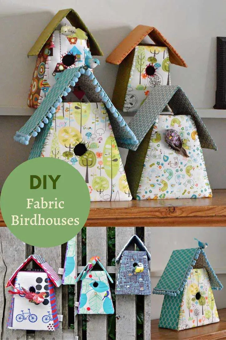 Handmade decorative birdhouses