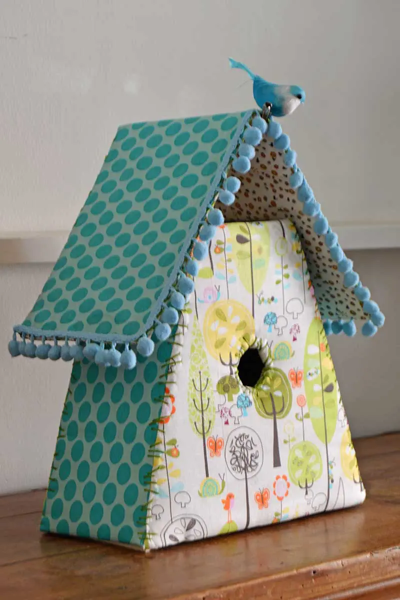 decorative Fabric birdhouses