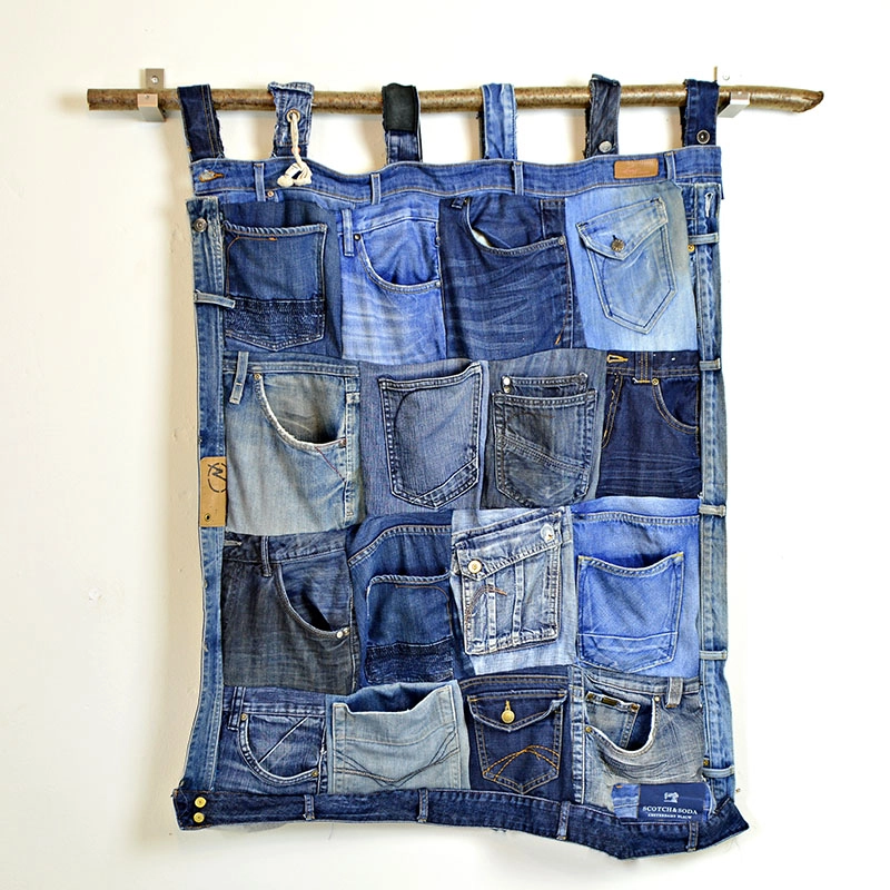 Denim pocket organiser