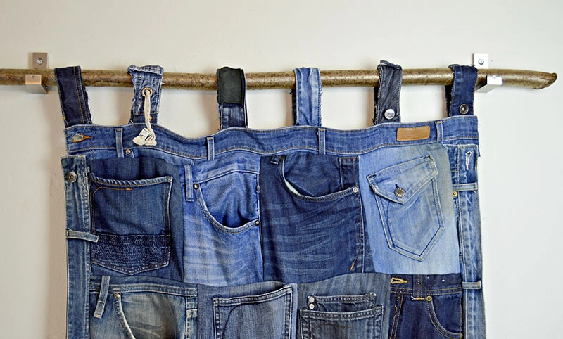 Denim pocket organiser