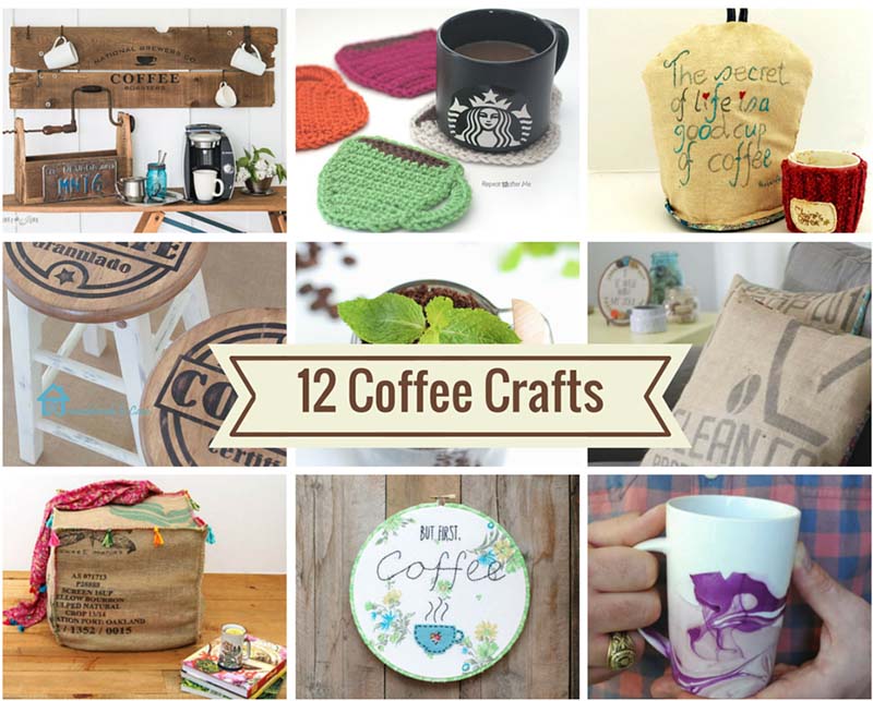 12 Fantastic Coffee Crafts - Pillar Box Blue