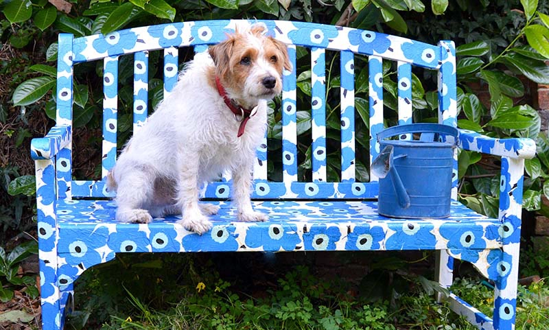 DIY Marimekko Bench