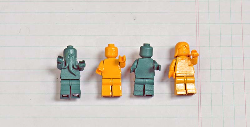 lego figure push pins