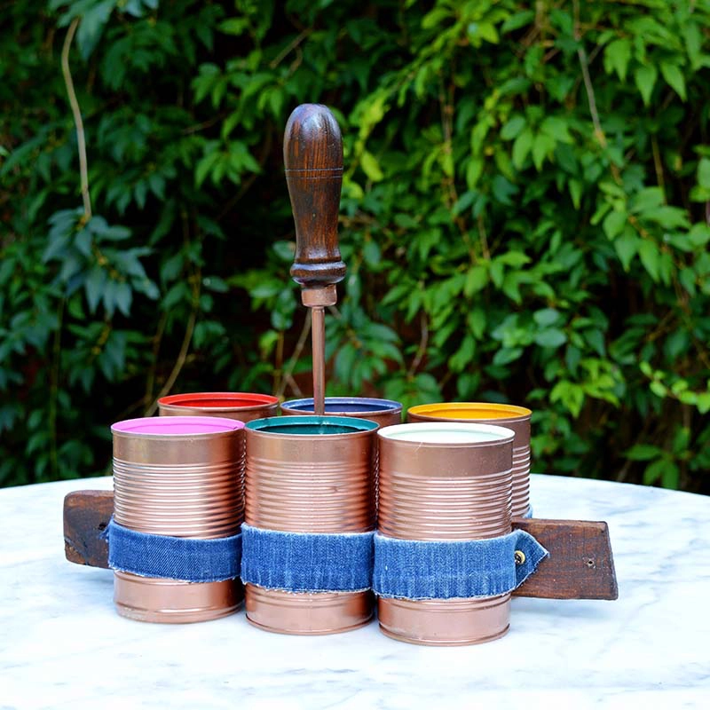 Copper Denim Craft Caddy