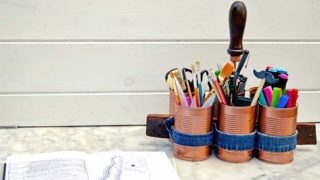 Copper Denim Craft Caddy