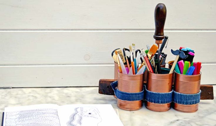 Cute Pencil Holder Funny Dinosaur Desk Accessories,pen Organizer