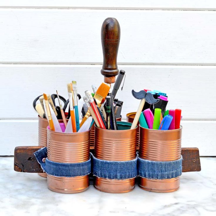 Denim Copper Craft Caddy