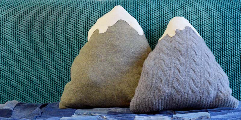 Sweater Mountain Cushions