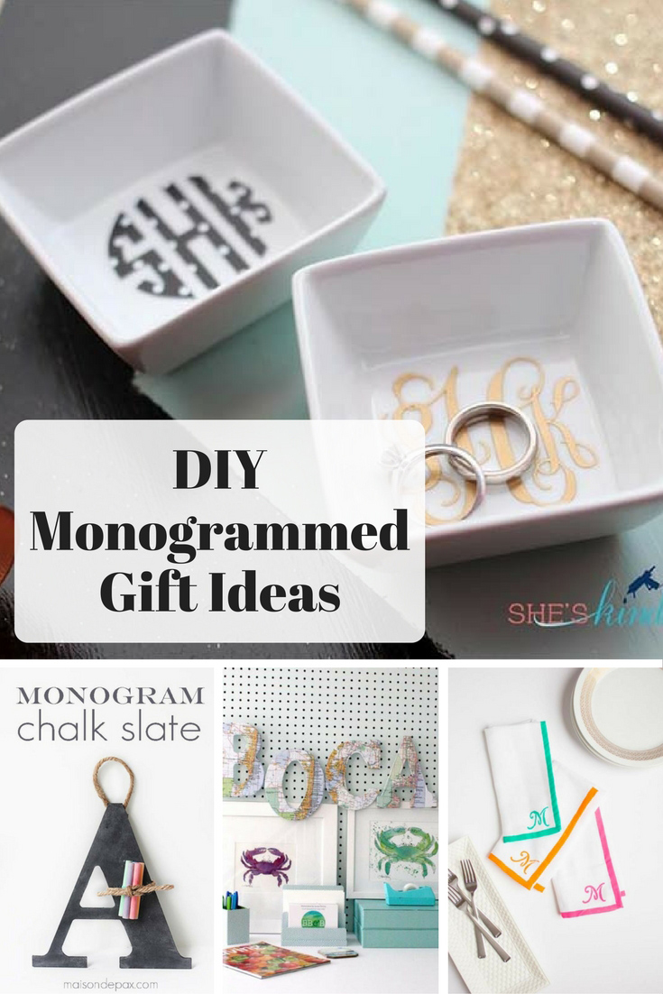 Here I've rounded up some of the classiest DIY monogrammed gifts.