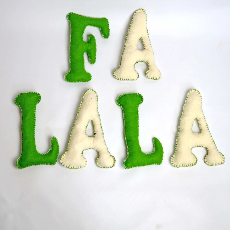 FALALA felt letters