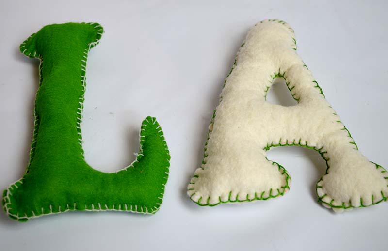 How to Sew A Felt Alphabet - Simple Living. Creative Learning