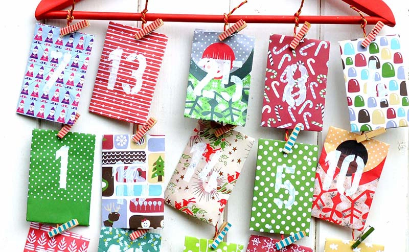 DIY Envelope Advent Calendar