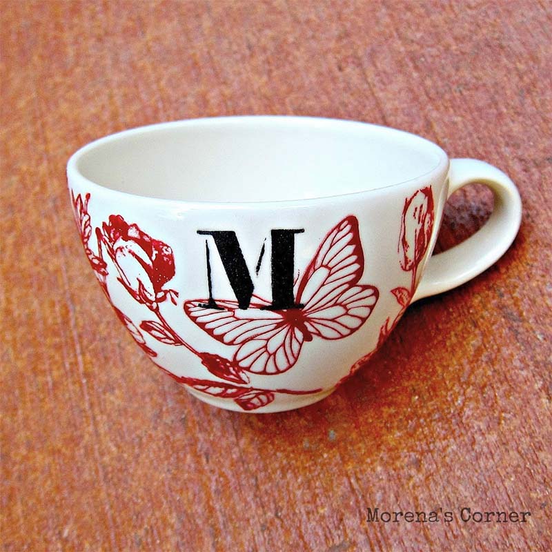 monogram mug