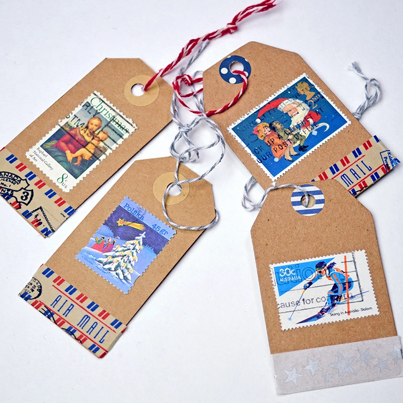 Diy Postage Stamp Tags - Pillarboxblue.com