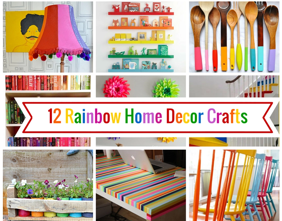 12 Rainbow Home Decor Ideas _ Pillarboxblue.com