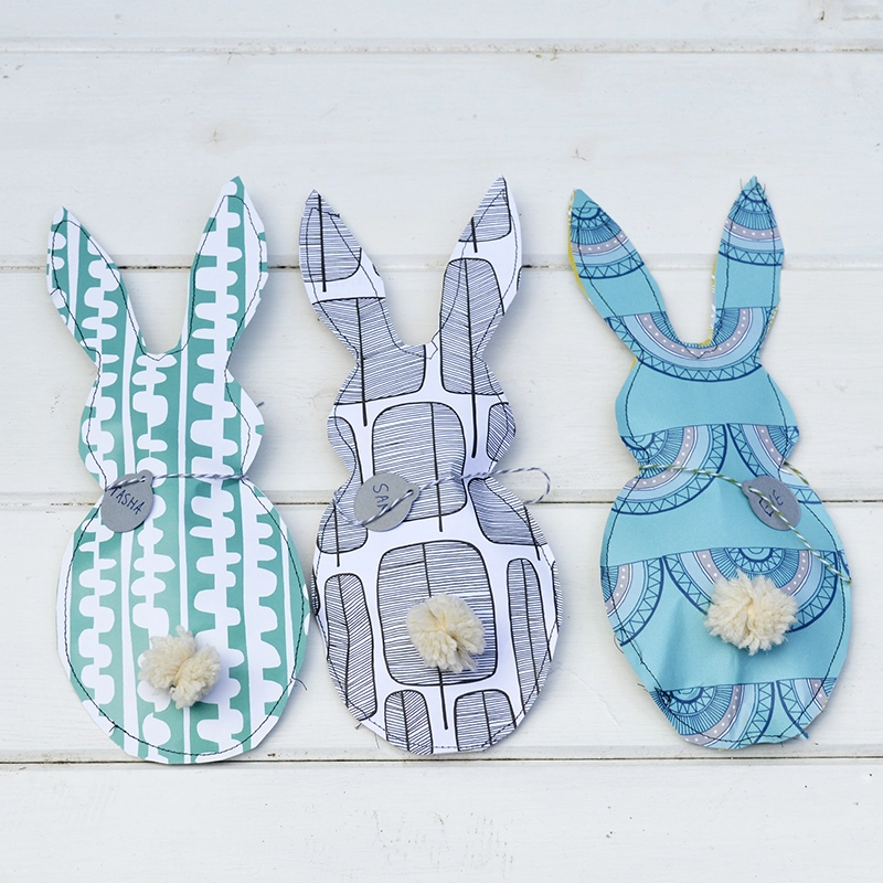 Paper Bunny Treat Bags _ Pillarboxblue.com