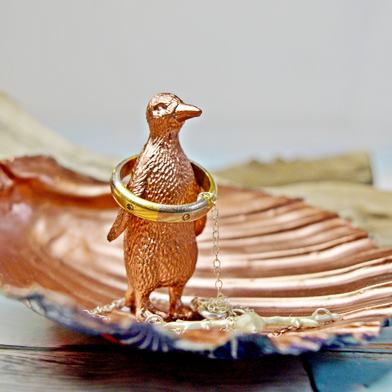 Scallop Shell Trinket Dish - Pillarboxblue.com