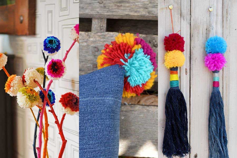 DIY pom pom crafts feature