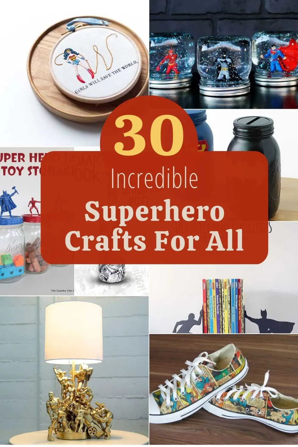 30 superhero crafts pin
