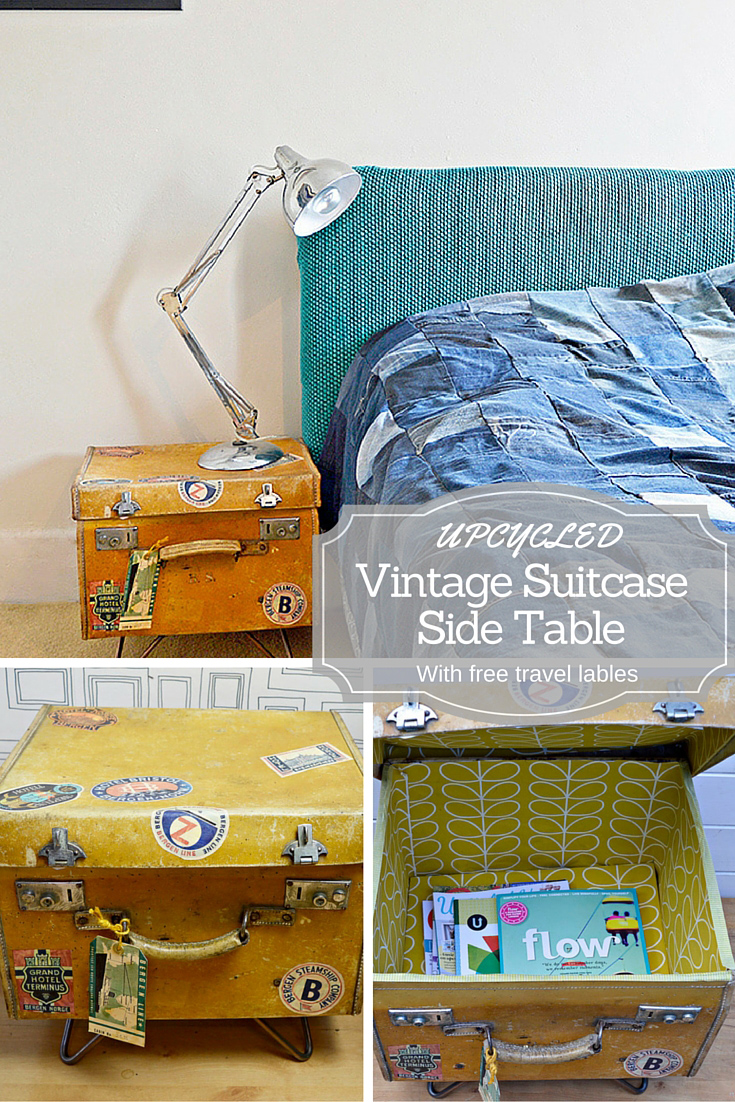 upcycled suitcase