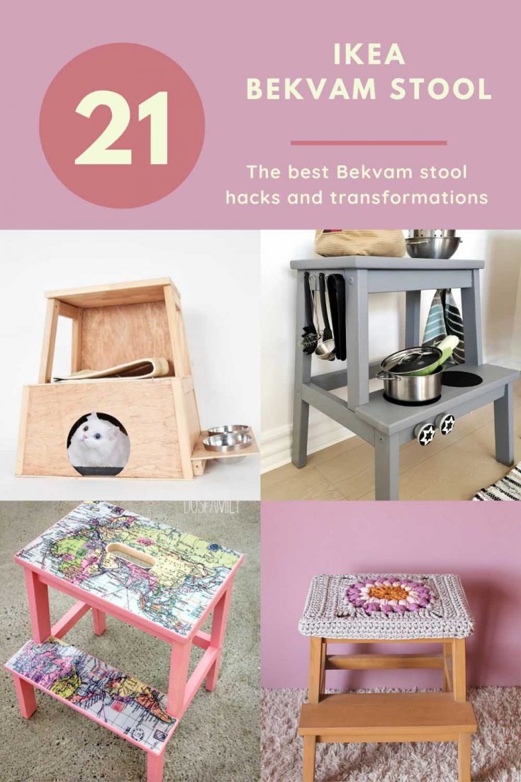 21 Easy IKEA Bekvam Stool Hacks - You'll Want In Your Home - Pillar Box