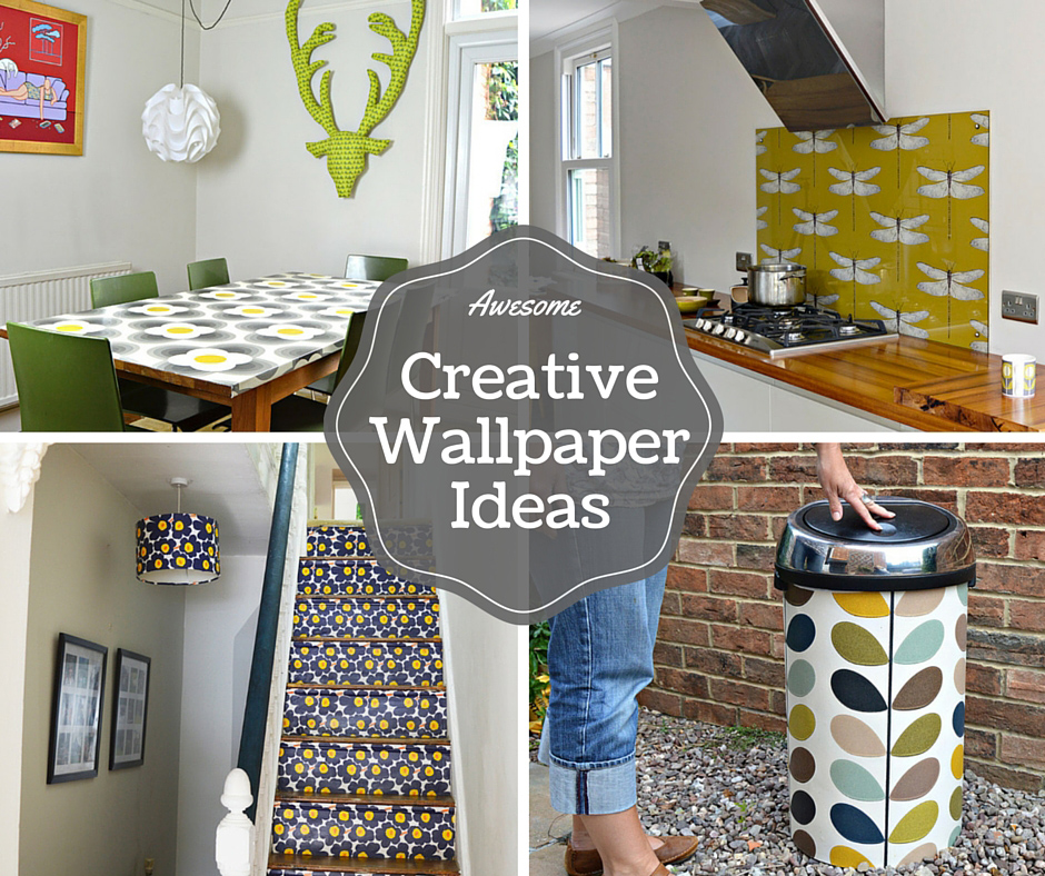 She Covered her Walls in What DIY Wallpaper Alternatives  The Crazy  Craft Lady