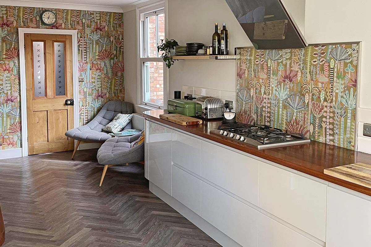 Barn Board Wallpaper from Norwall Creative Kitchens  Lelands Wallpaper  Kitchen  wallpaper Kitchen style Washable wallpaper