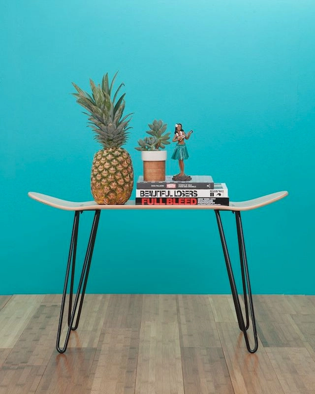 Hairpin legs DIY skateboard table