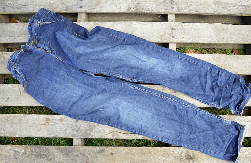 Jeans for DIY draught excluder
