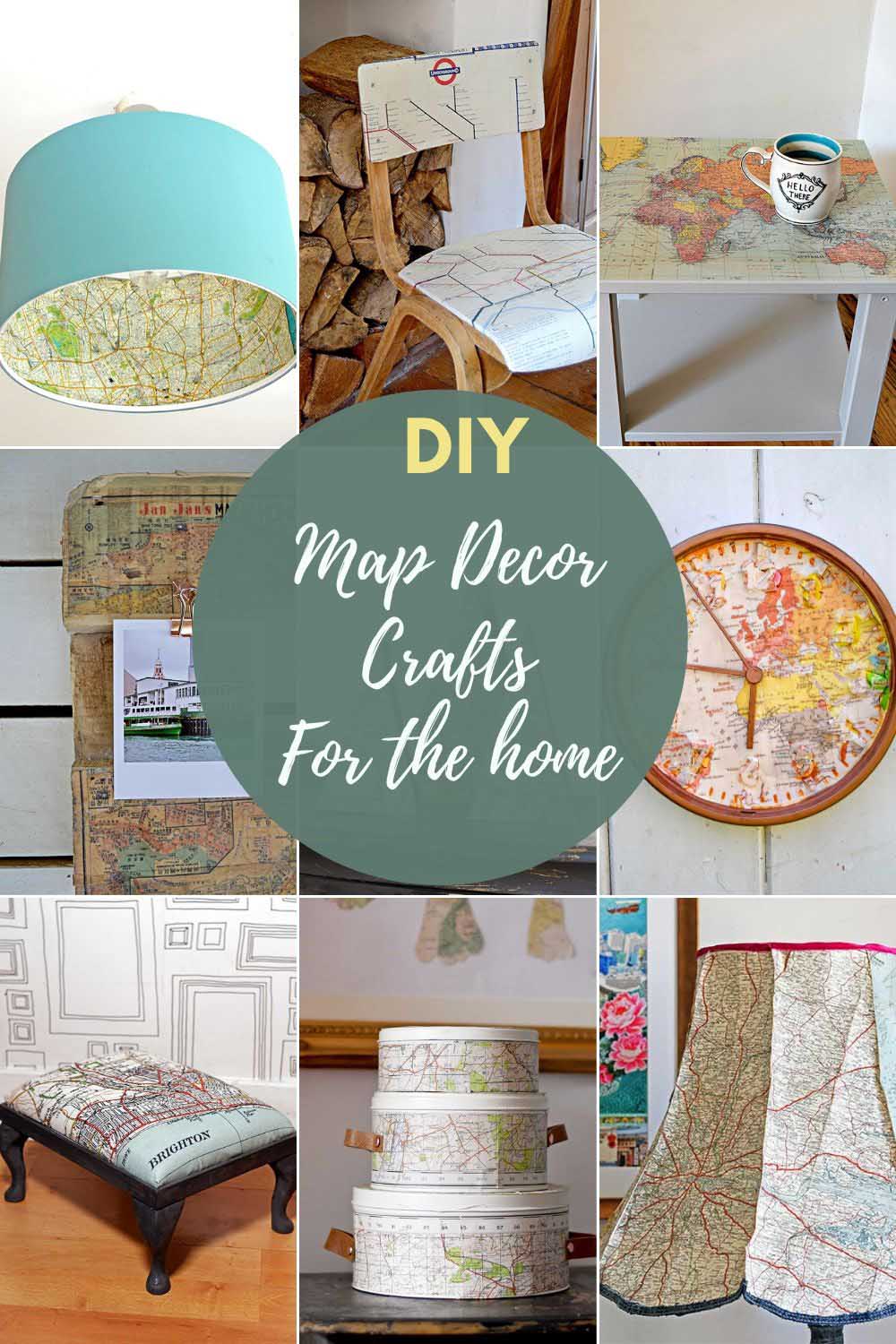 Best map decor crafts