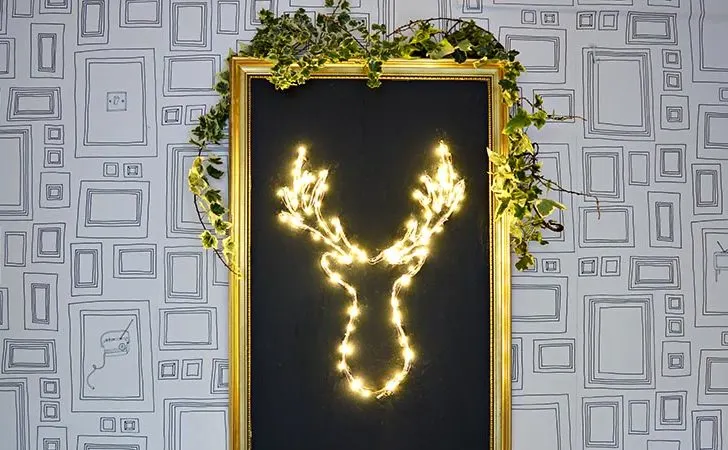 Make your own brilliant DIY LED Deer Head Christmas decoration. It's a lot cheaper and simpler than you think.