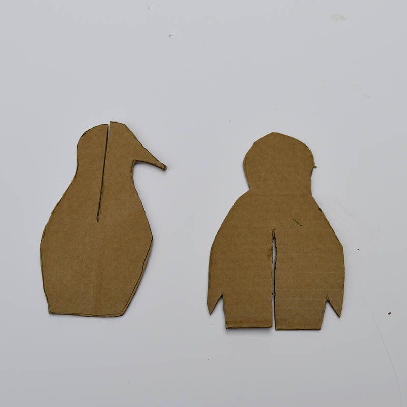 cardboard penguin cut outs