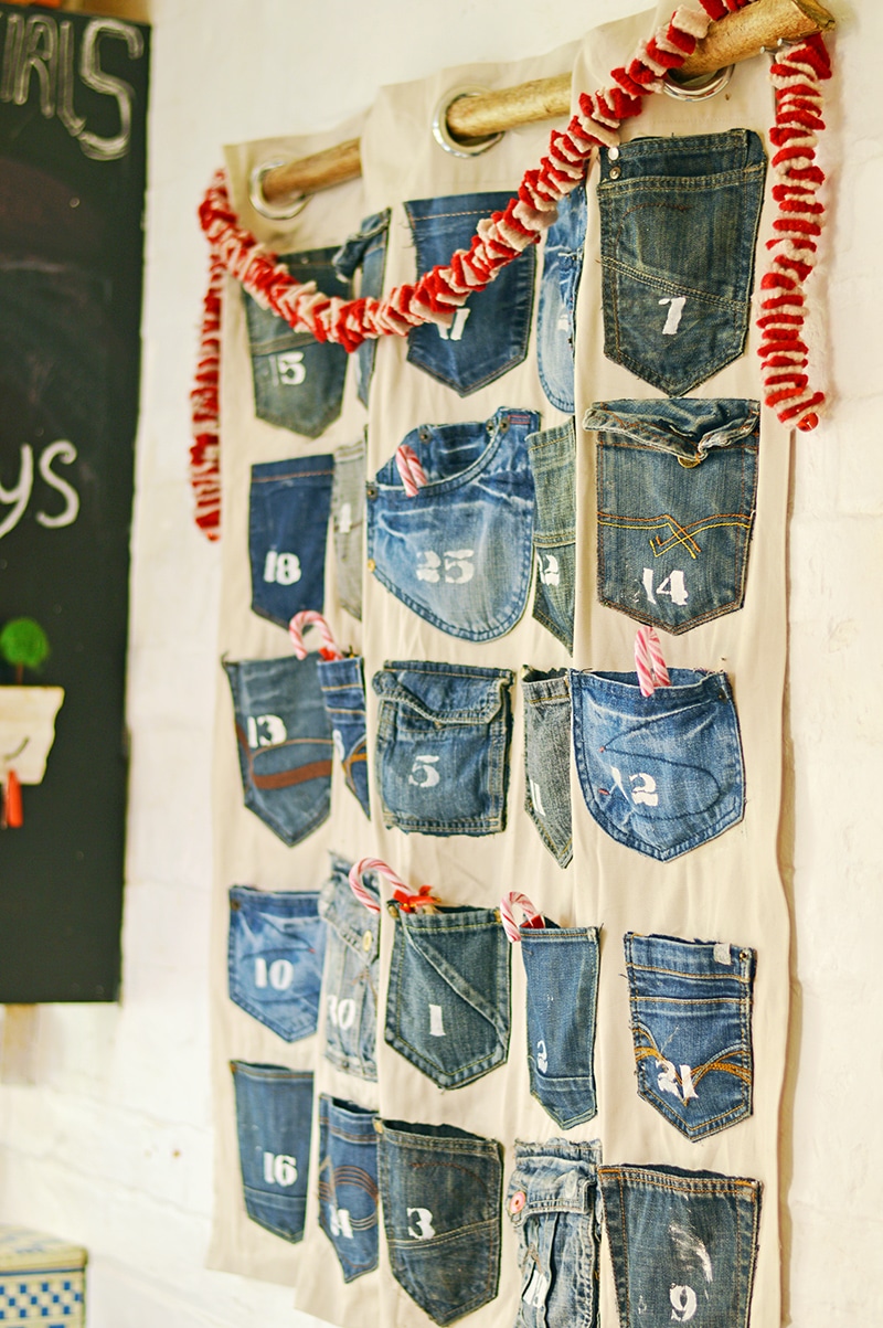 Best denim Christmas decorations advent calendar