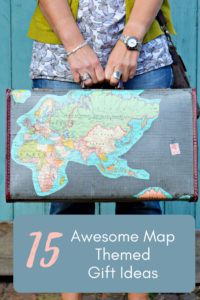 Map Themed Gift Guide For The Map Lover - Pillar Box Blue