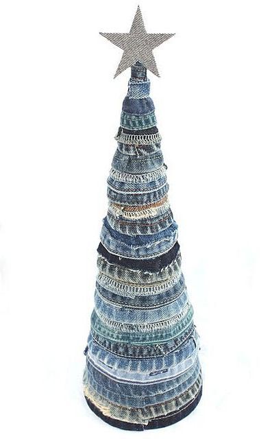 Denim Christmas Decorations - Favourite 5 - Pillar Box Blue