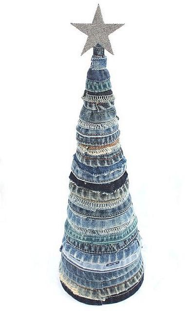 Denim Christmas Decorations - Favourite 5 - Pillar Box Blue