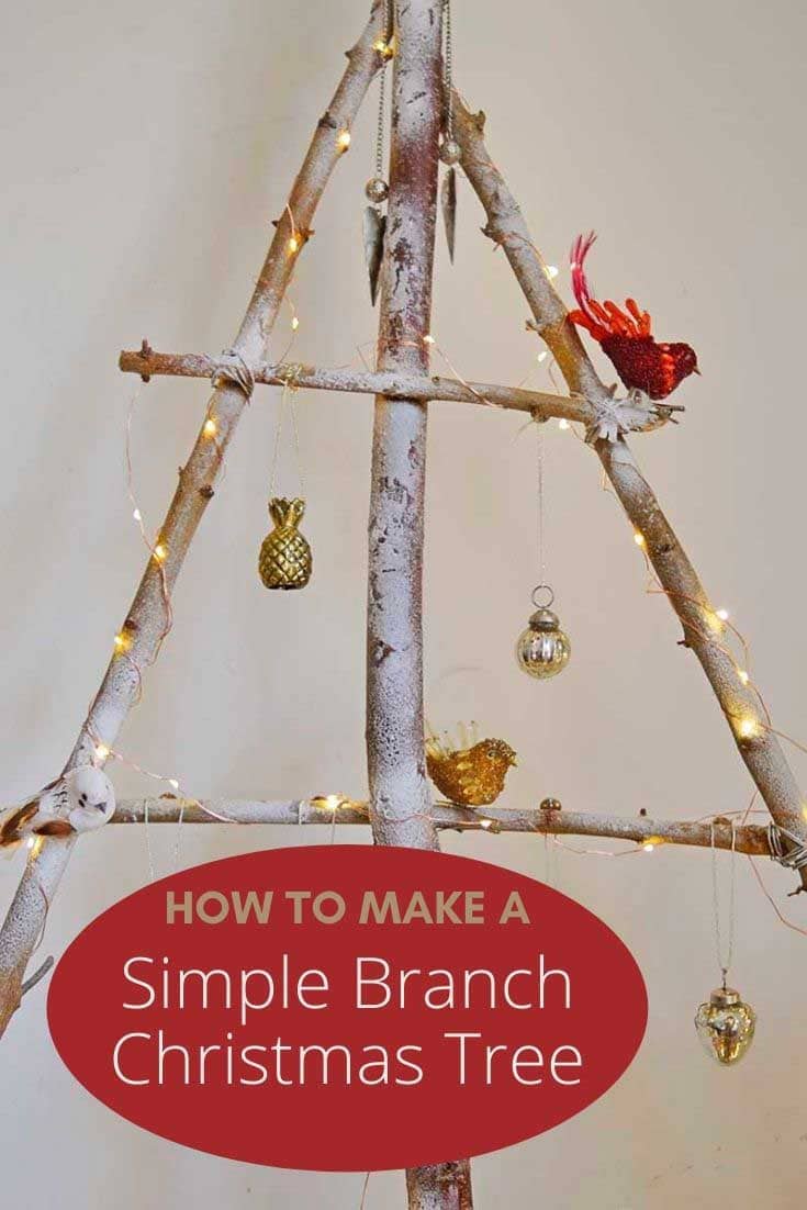 DIY rustic Christmas tree