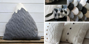 Easy to make and inspiring sweater pillows