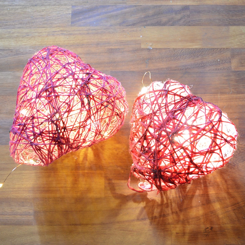 Illuminated Valentine's Light Decorations DIY